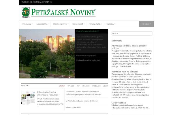 petrzalskenoviny.sk site used Hw-magazine