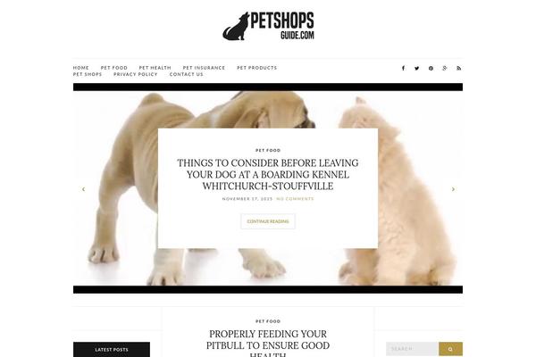 petshopsguide.com site used Wp_olsen5-v1.0