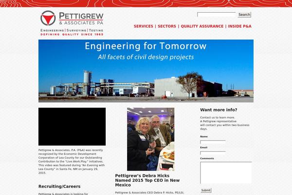 pettigrew.us site used Pettigrew