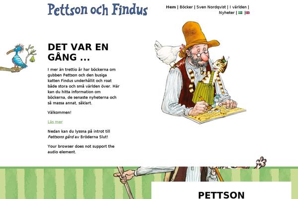 pettsonochfindus.se site used Pettson