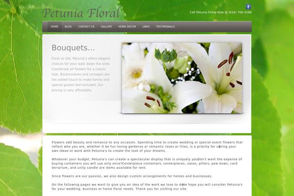 Dejavu theme site design template sample