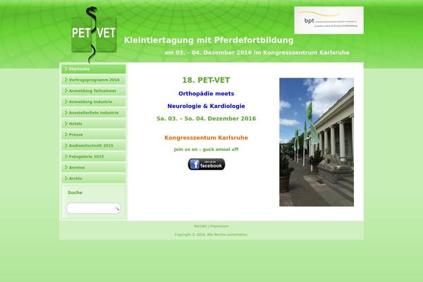 petvet.de site used Petvet20151