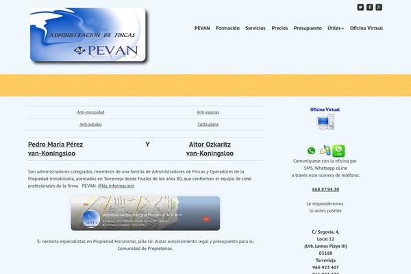 Site using Advanced iFrame plugin