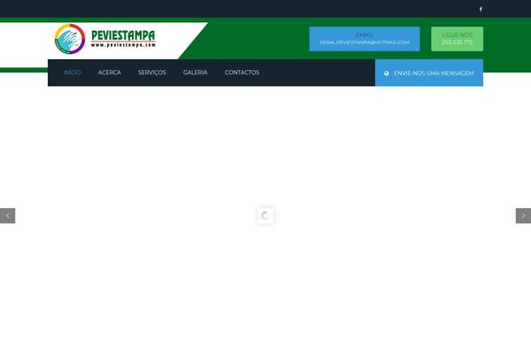 Industrial theme site design template sample