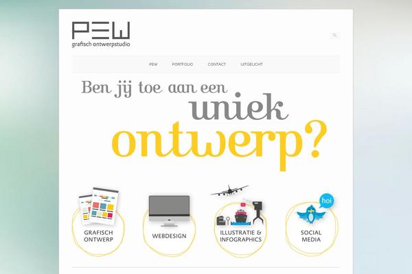 pew-grafischontwerpstudio.nl site used Origami