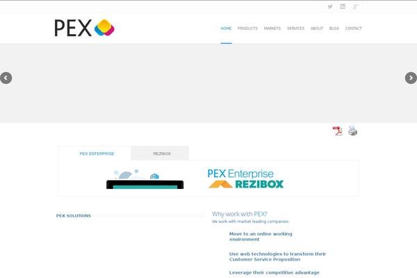 pexsoftware.com site used Pex
