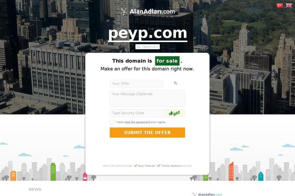 peyp.com site used Twenty Fifteen