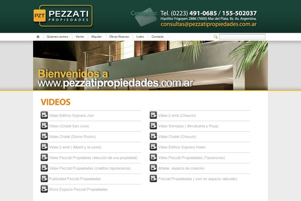 pezzatipropiedades.com.ar site used Pezzati-cris