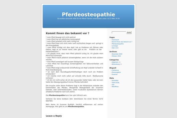 WordPress website example screenshot
