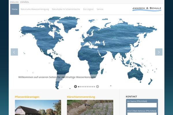 Enfold theme site design template sample