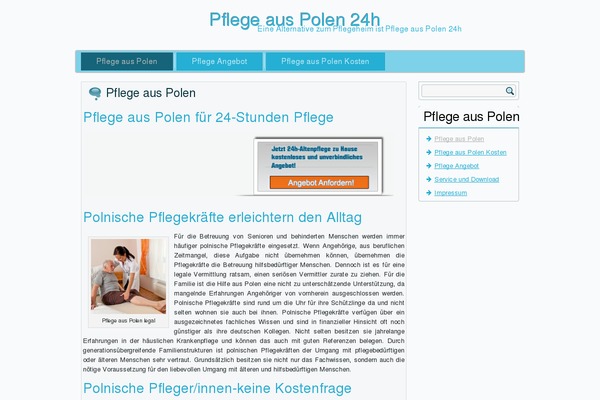 pflege-aus-polen24h.com site used Pflegeauspolen24h