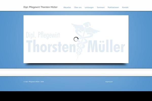 Mueller theme site design template sample