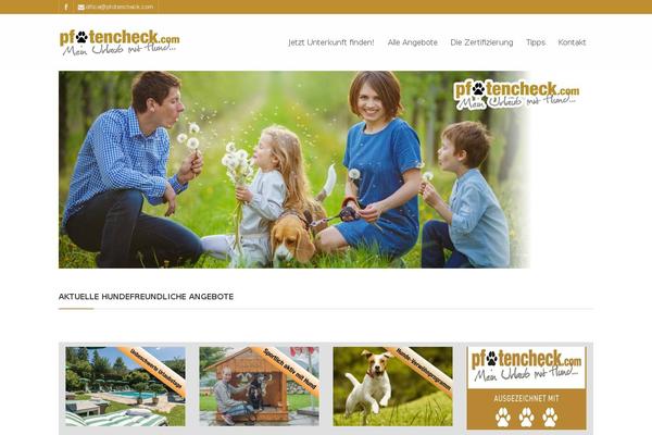 pfotencheck.com site used Pointfinder-child-theme