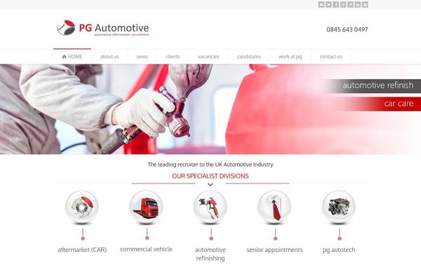 WordPress website example screenshot