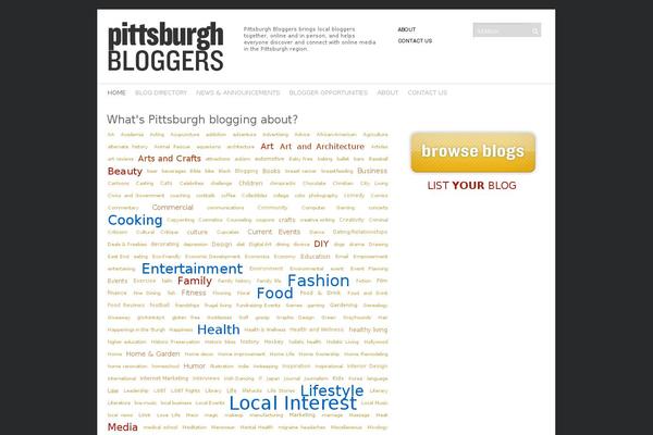 pghbloggers.org site used Pghbloggerstwooh