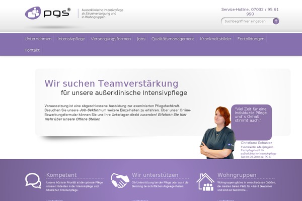 pgs-heimbeatmung.de site used Pgs-theme