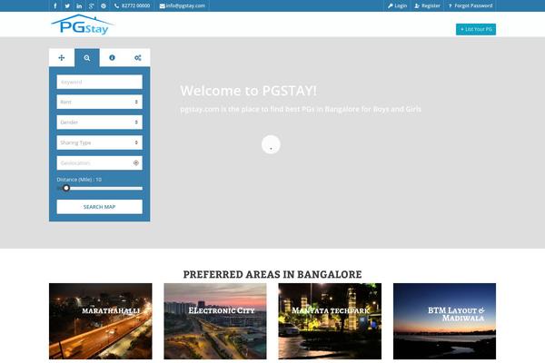 pgstay.com site used PointFinder