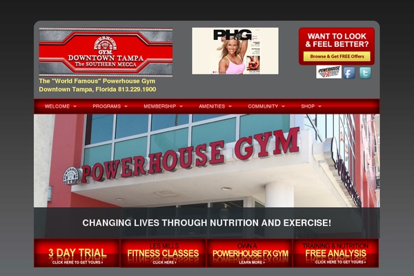 Powerhouse theme site design template sample