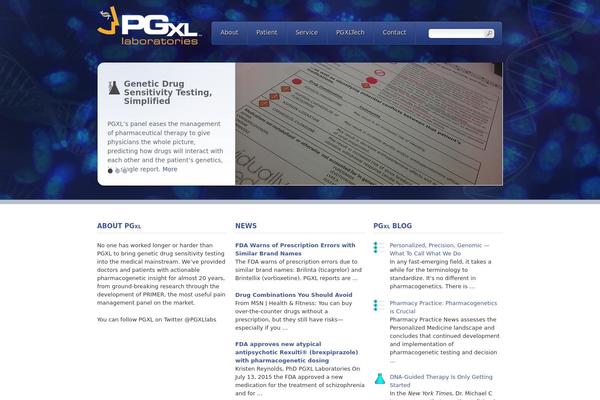 pgxlab.com site used Pgxlab