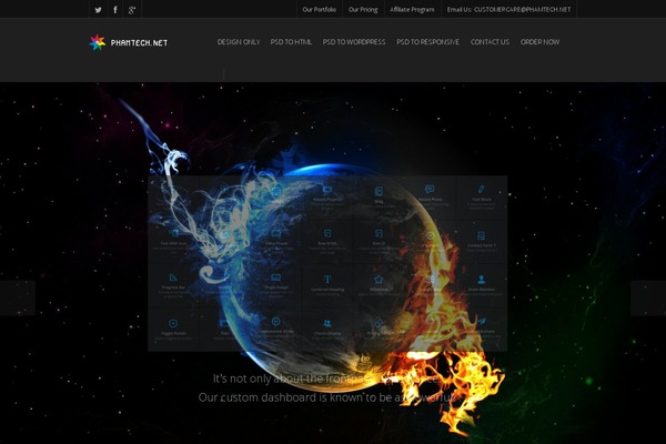 WordPress website example screenshot
