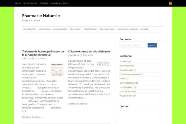 pharmacienaturelle.eu site used Wp-professional101