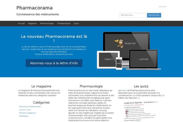 pharmacorama.com site used Responsive Mobile