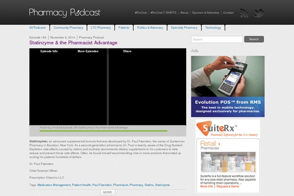 pharmacypodcast.com site used Ad-astra