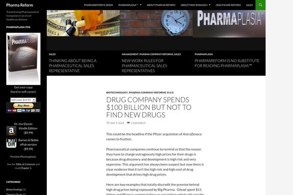 WordPress website example screenshot