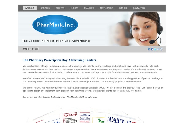 pharmarkinc.com site used Sandboxrevisited