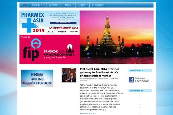 pharmexasia.com site used PageLines