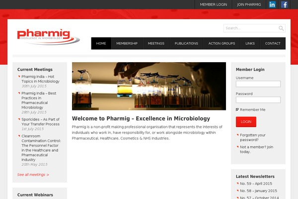 pharmig.org.uk site used Pharmig
