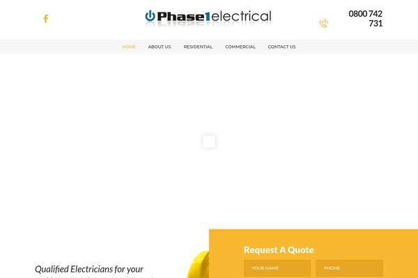 Electroserv theme site design template sample