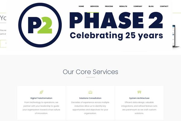 phase2online.com site used Targetwp-child