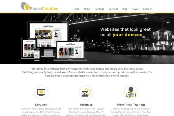 Dynamik Gen theme site design template sample