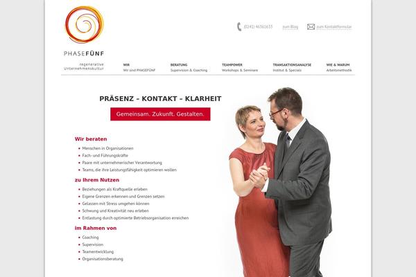 WordPress website example screenshot