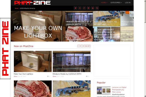 phatzine.com site used Phatzine