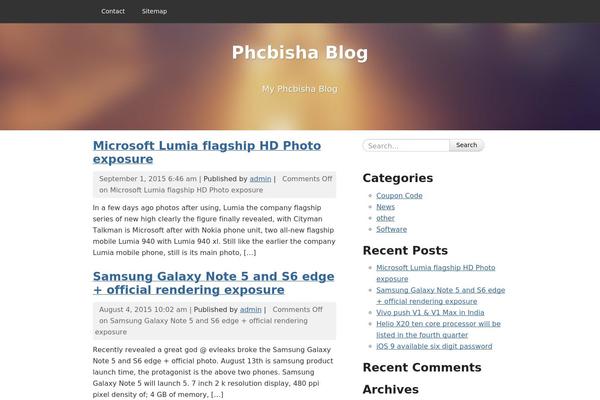 phcbisha.com site used Weavr