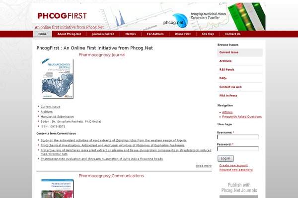 phcogfirst.com site used Aasta