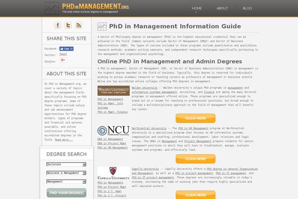 phdinmanagement.org site used Travel-fse