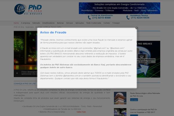 phdonline.com.br site used Phd