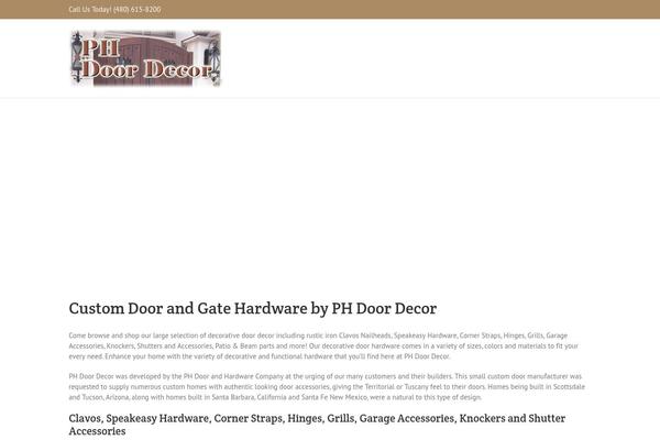 Avada theme site design template sample