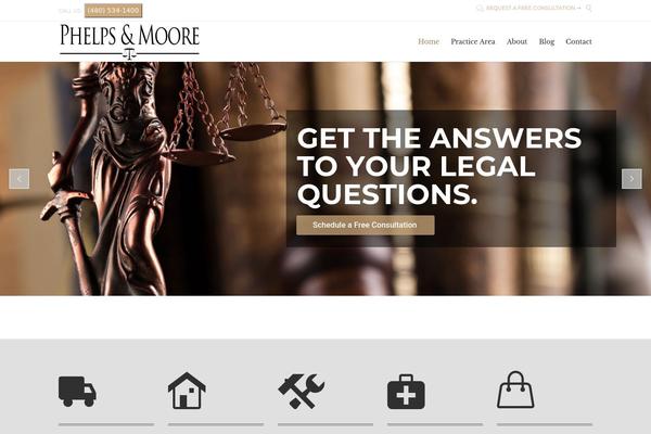 Lawyers-attorneys-child theme site design template sample