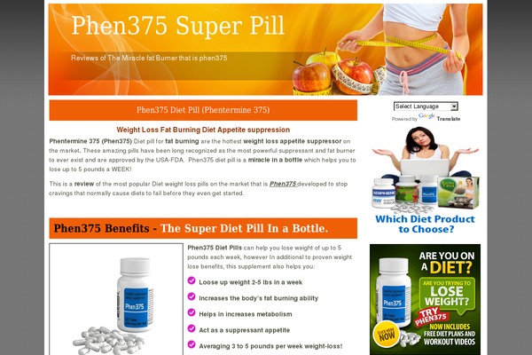 phen375superpill.com site used Weightloss3