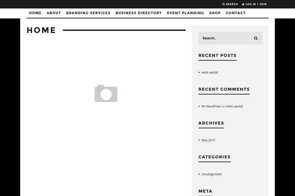 Rife theme site design template sample