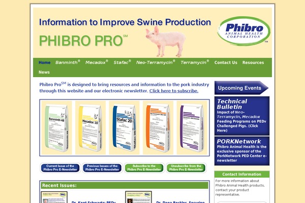phibropro.com site used Weaver