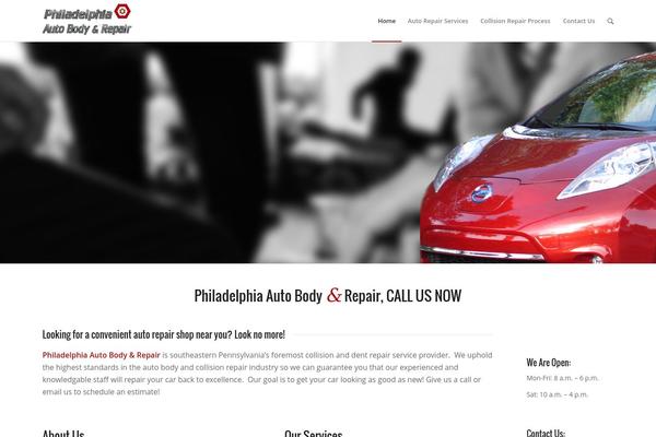 Enfold theme site design template sample