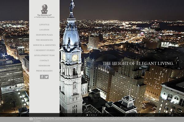 Ritz theme site design template sample