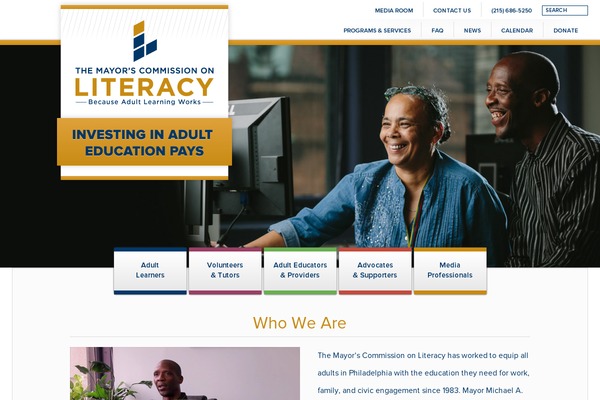 philaliteracy.org site used Mcl_theme