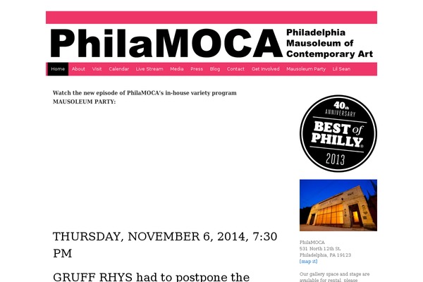 philamoca.org site used Philamoca