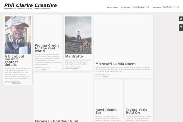 Foliogridpro theme site design template sample